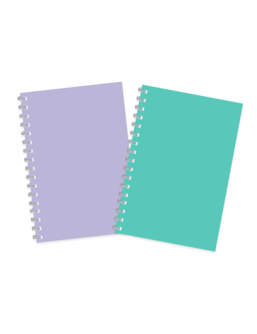 CUADERNO TAPA DURA  A5 PASTEL 